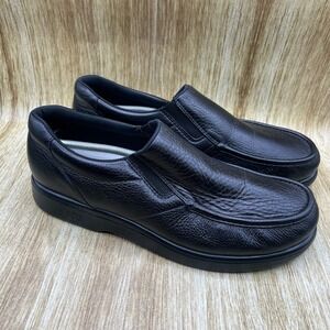SAS Side Gore Men's Size 15 Comfort Loafers Black Leather Slip On Made in USA